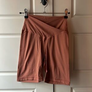 Offline by Aerie Terracotta Biker Shorts
